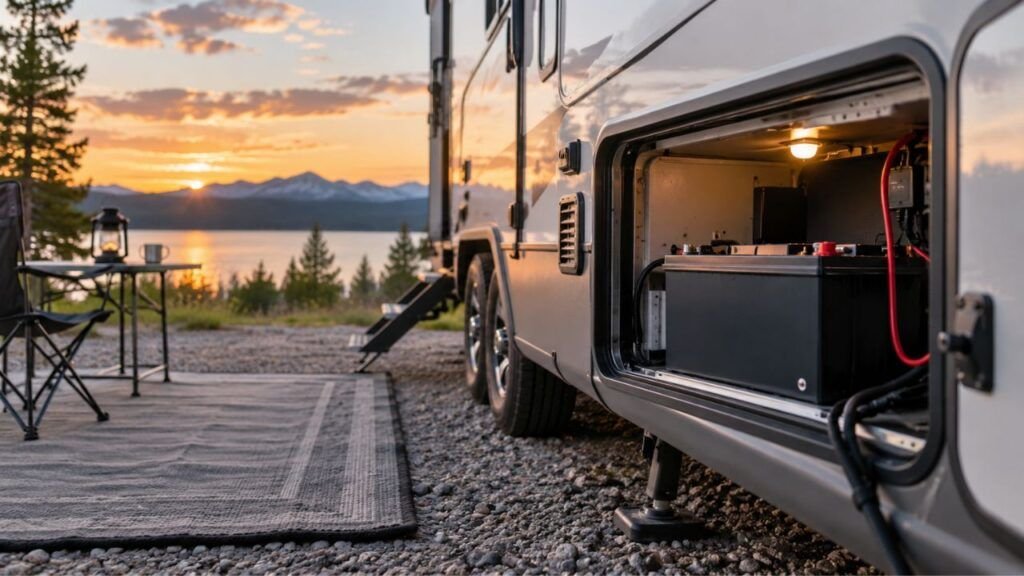 Can You Leave an RV Lithium Battery Connected Between Camping Trips