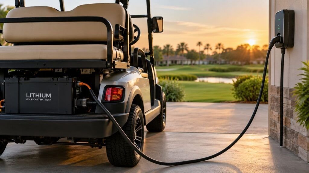 Can a Golf Cart Lithium Battery Stay Plugged In After Charging