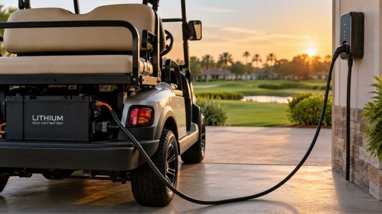 Can a Golf Cart Lithium Battery Stay Plugged In After Charging