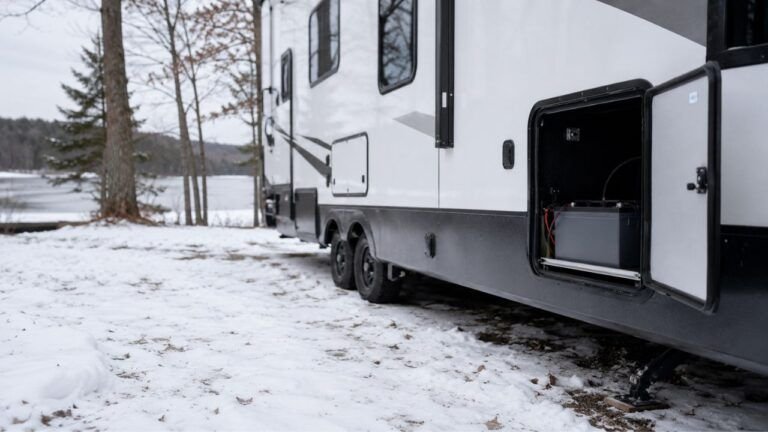 Can an RV Lithium Battery Stay Installed All Winter