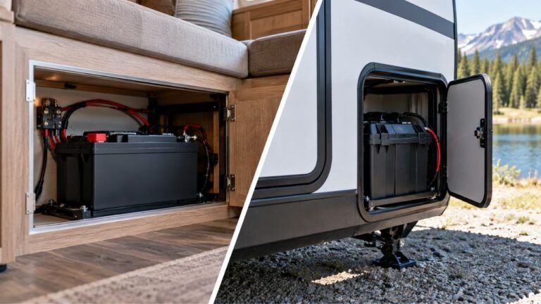 Lithium Battery Inside RV vs Outside Battery Compartment