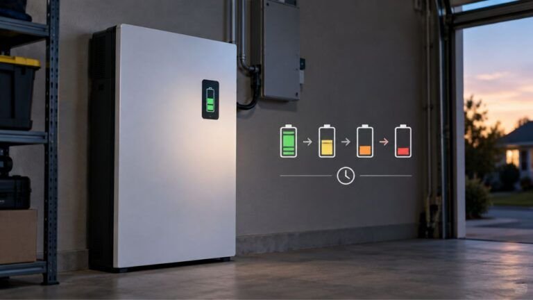 Why Does a Home Backup Battery Lose Power While Sitting Unused